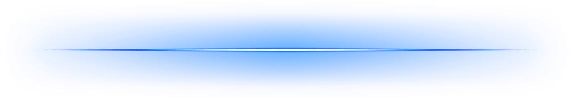 Glowing Blue Neon Line Light